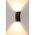 Savannah Black Up & Down LED Wall Light