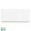 Lisse White Fixed Down TRI Colour LED Wall Light