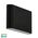 Lisse Black Up & Down TRI Colour LED Wall Light