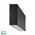 Essil Black Fixed Down LED Wall Light