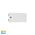 Siena White LED Uplighter Wall Light