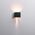Versa Black Square Up & Down Wall Light