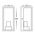 Bayside 316 Stainless Steel White Wall Light