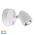Focus Polycarbonate White Single Adjustable Spot Light With Sensor