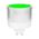 Green 240V GU10 LED Globe