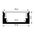 Shallow Square Aluminium Profile 2m Length