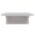 Shallow Square Winged Aluminium Profile 2m Length