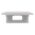 Shallow Square Winged Aluminium Profile 2m Length
