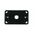 Digitek 1 Gang Wallplate (No Mech) - Black - 05DWP01BK