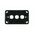 Digitek 3 Gang Wallplate (No Mech) - Black - 05DWP03BK