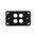 Digitek 4 Gang Wallplate (No Mech) - Black - 05DWP04BK