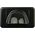 Digitek Media Style Wallplate (Bullnose) - Black - 05DWPMBK