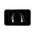 Digitek Media Style Wall Plate (Slim Bullnose) - Black - 05DWPMSBK