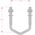 Hills Antenna FB607218 80mm U-Bolt - FB607218