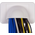 Digitek Media Style Wallplate (Bullnose) - White - 05DWPM