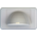 Digitek Media Style Wallplate (Bullnose) - White - 05DWPM