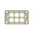Digitek 6 Gang Wallplate (No Mech) - White - 05DWP06