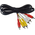 Digitek 1.8M 3x RCA Male to 3x RCA AV Lead - 06BAVL03