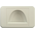 Digitek Media Style Wall Plate (Reverse Bullnose) - White - 05DWPMR