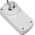 Hills Antenna 10 Amp Double Adaptor - Vertical Surge Protector - 09HDA-2 V-S/WHT