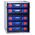 Cabinet c/w 5 Small PC Lid Cases - Blue - 33SCS5SA-BL