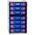 Cabinet c/w 7 Small PC Lid Cases - Blue - 33SCS7SA-BL