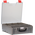 StorageTek Case Large Clear Lid PC c/w dividers-Grey - 33STLC-GY