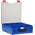 StorageTek Case Large Clear PC Lid c/w dividers-Blue - 33STLC-BL