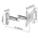 Digitek 23" - 42" Tilt, Swivel and Reach Universal LCD Bracket - 25KG - 22PB510