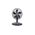Heller 40cm Adjustable Figure 8 Pedestal Fan/Wall Fan - HFF840