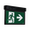 Edgeway EM Blade Black ExitSign 3W 6K