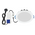 Clasp TriColour Flush Downlight 11W 3000K/4000K/5000K White