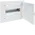 Small distributor,golf,flush,1row,12M,IP40,MS-terminal,ANZ,N+PE,white door