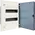 Small distributor,golf,flush,2row,24M,IP40,MS-terminal,ANZ,N+PE,transparent door