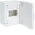 Small distributor,golf,surface,1row,IP40,4M,MS-terminal,ANZ,N+PE,white door