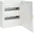 Small distributor,golf,surface,2row,IP40,24M,MS-terminal,ANZ,N+PE,white door