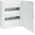 Small distributor,golf,surface,2row,IP40,24M,QC-terminal,N+PE,white door
