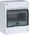 Sm.distr.,VD/IC²,surface,1row,6 M,IP40,no terminals,AUS,transparent door