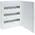 Small distributor,golf,surface,3row,IP40,54M,MS-terminal,ANZ,N+PE,white door