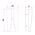 WALL S/M Up/Dn 11W WEDGE Wh 3K IP65 Alt Beam 550 Lm