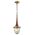 PENDANT ES Weathered Charcoal & washed wood CAGE OD180mm