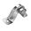 SADDLE FULL STAINLESS STEEL 20mm 5.6mm hole x 100