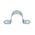SADDLE FULL STAINLESS STEEL 20mm 5.6mm hole x 100