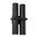 PILLAR Up/Dn Double GU10 x 4 RECT Base IP65 Blk OD155mm X H 300mm