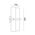 PILLAR Up/Dn Double GU10 x 4 RECT Base IP65 Blk OD155mm X H 300mm