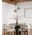 PENDANT S/M LED Amber Glass w/Segments Ellipse 5W Tri 3K/4K/6K 281 Lm