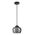 PENDANT S/M LED Amber Glass w/Segments Ellipse 5W Tri 3K/4K/6K 281 Lm