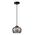 PENDANT S/M LED Amber Glass w/Segments Ellipse 5W Tri 3K/4K/6K 281 Lm
