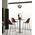 PENDANT ES Smoke Glass FlatTop Dome Ant.Brass Highlight OD220mm