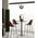 PENDANT ES Smoke Glass FlatTop Dome Ant.Brass Highlight OD220mm
